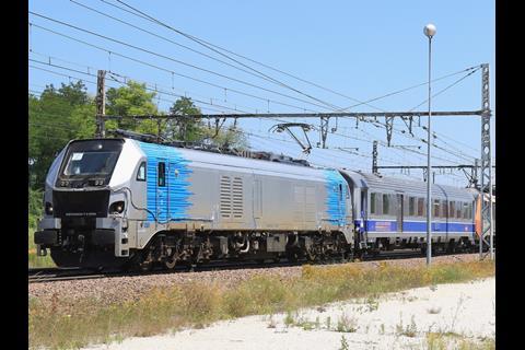 The prototype Stadler Eurodual loco is on test in France. (Photo: Christophe Masse)